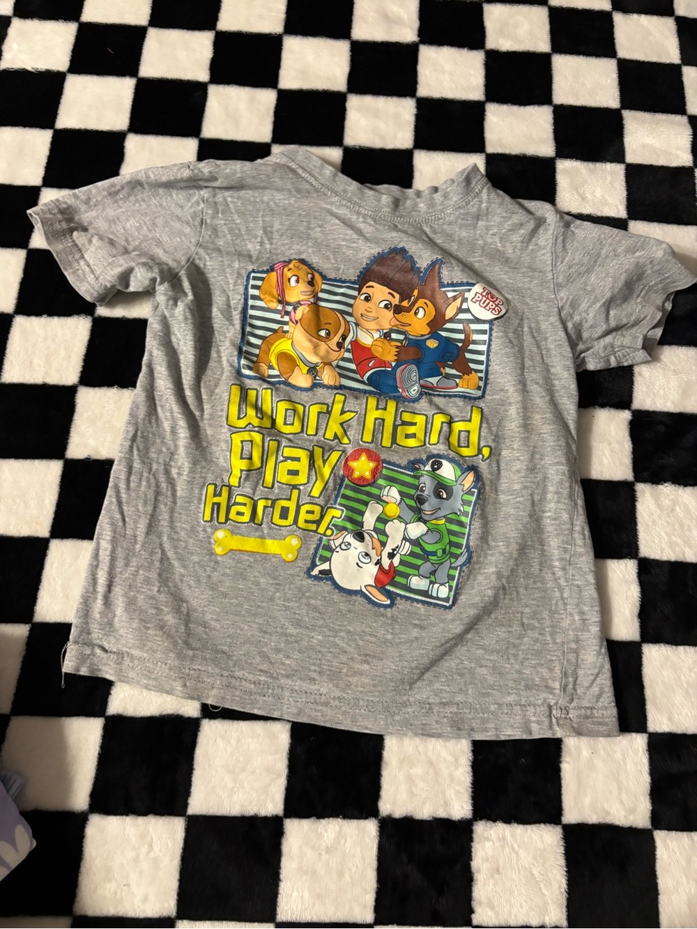Size 4T paw patrol short sleeve